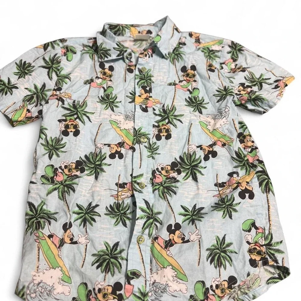 Mickey Mouse kids Hawaiian shirt